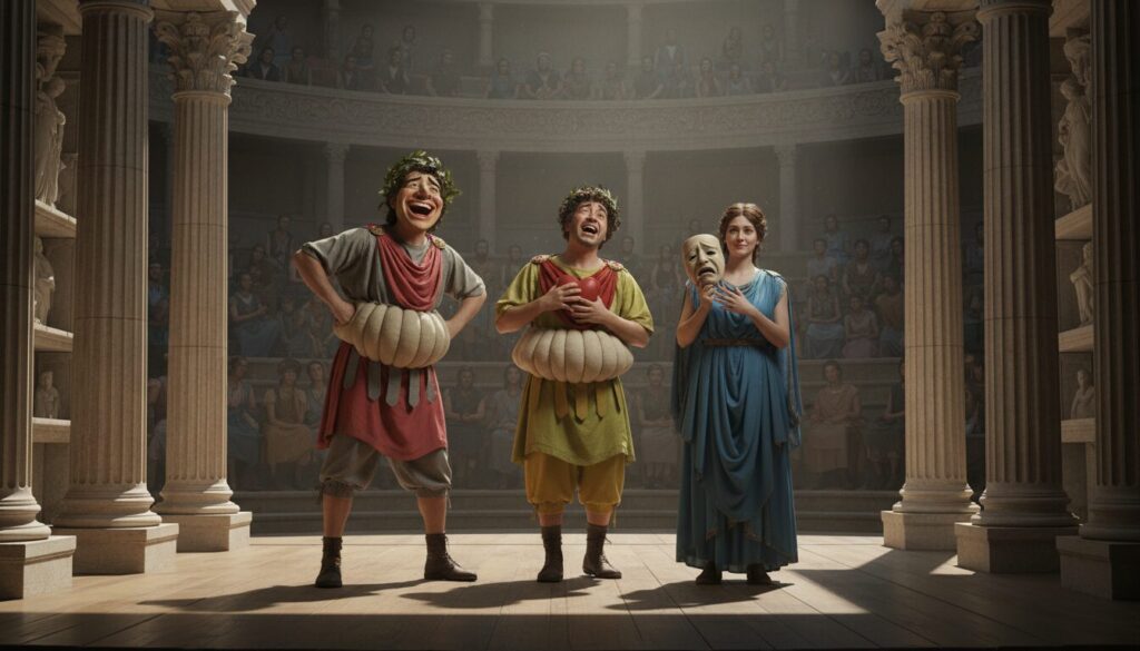 découvrez comoedia, l'art du rire et de l'émotion sur scène, où chaque spectacle mêle humour et sentiments pour une expérience théâtrale inoubliable.