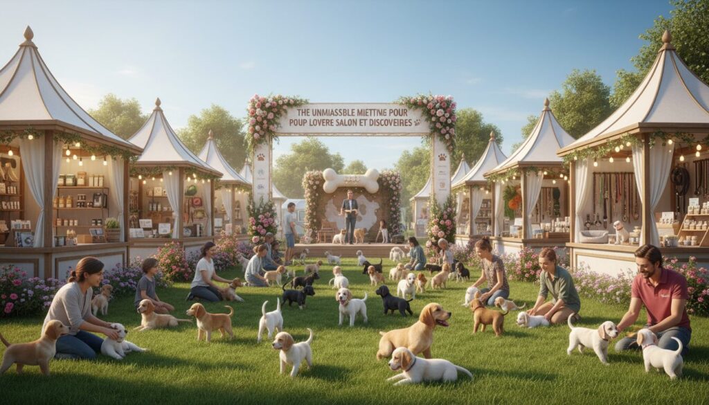 découvrez le salon et découvertes canines, le rendez-vous incontournable pour tous les amoureux des chiots, avec des activités, conseils et nouveautés dédiés aux passionnés de chiens.