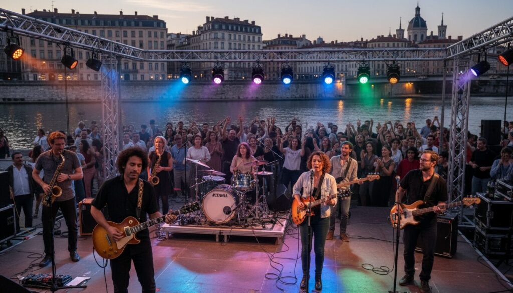 découvrez les rythmes vibrants de la scène musicale lyonnaise, un mélange dynamique de talents locaux et d'événements incontournables qui font vibrer la ville.