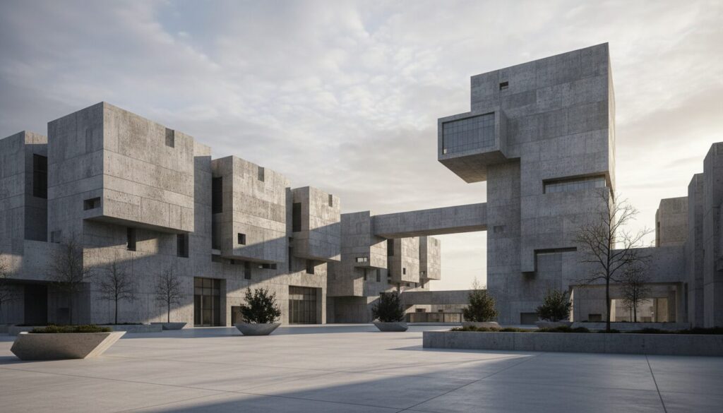 L’Art Brutaliste : Entre Force et Sobriété Architecturale