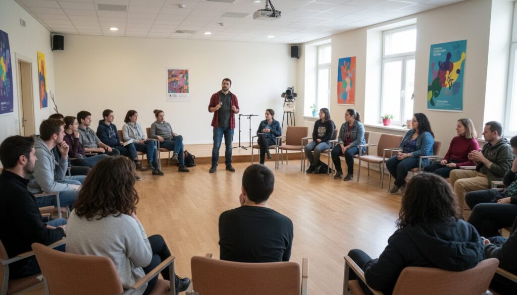 Découvrez le Théâtre-Forum à la Maison de la Commune : un lieu d’échanges et de créativité