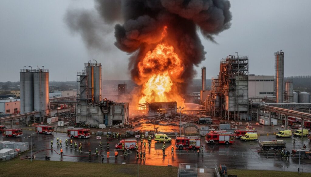 Déflagration sur le site Elkem Silicones à Saint-Fons : déclenchement du plan Orsec pour gérer la crise
